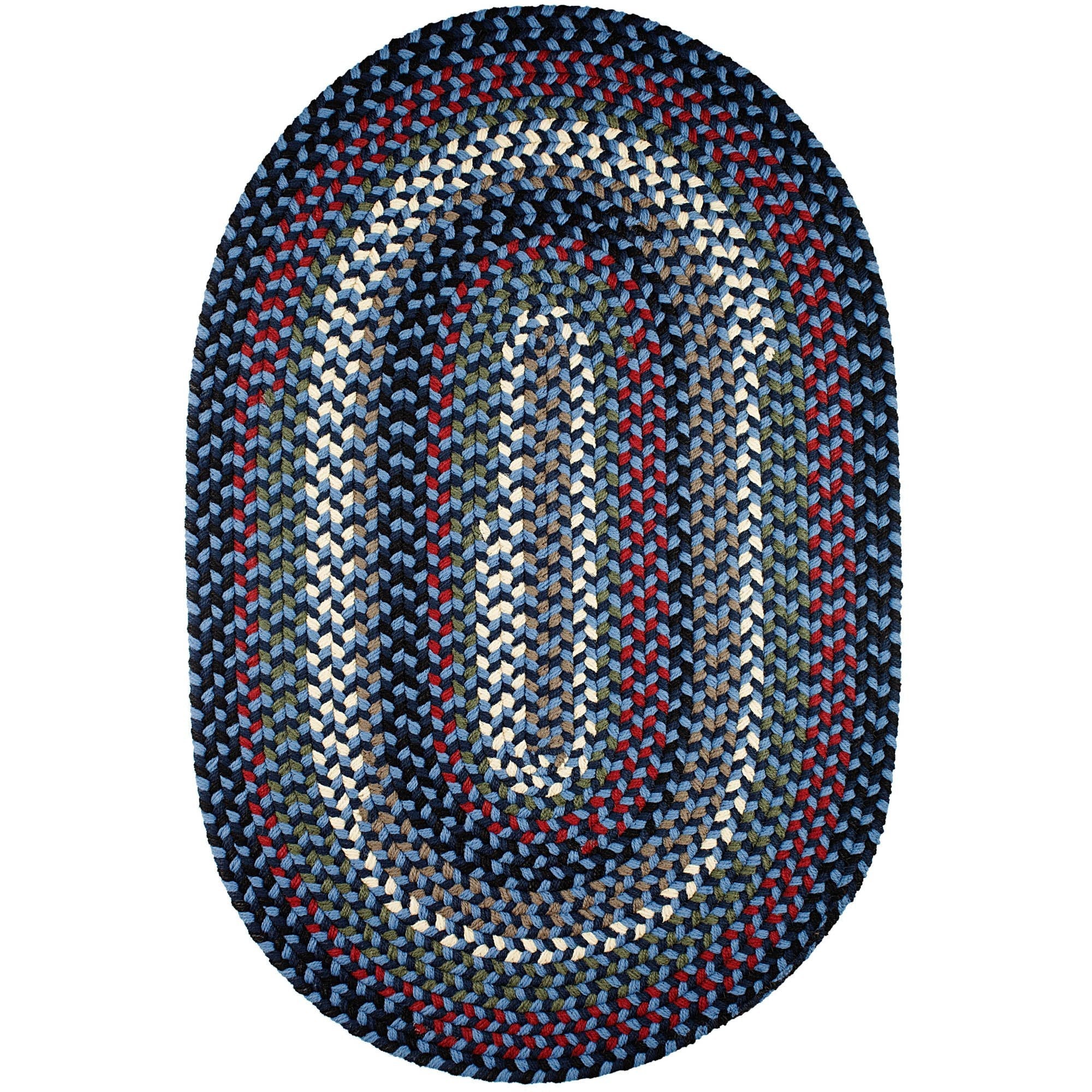 Santa Maria Traditional Braided Rug #color_old glory
