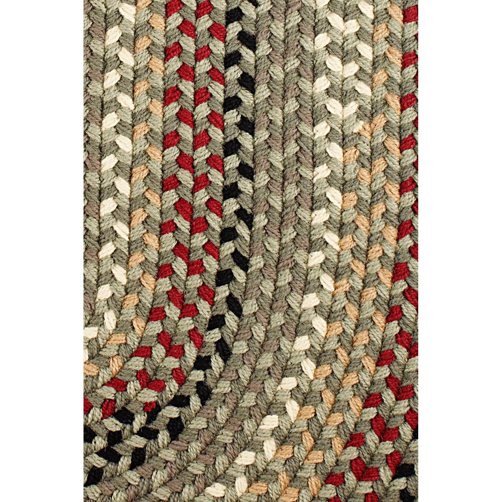 Santa Maria Traditional Braided Rug #color_forest green
