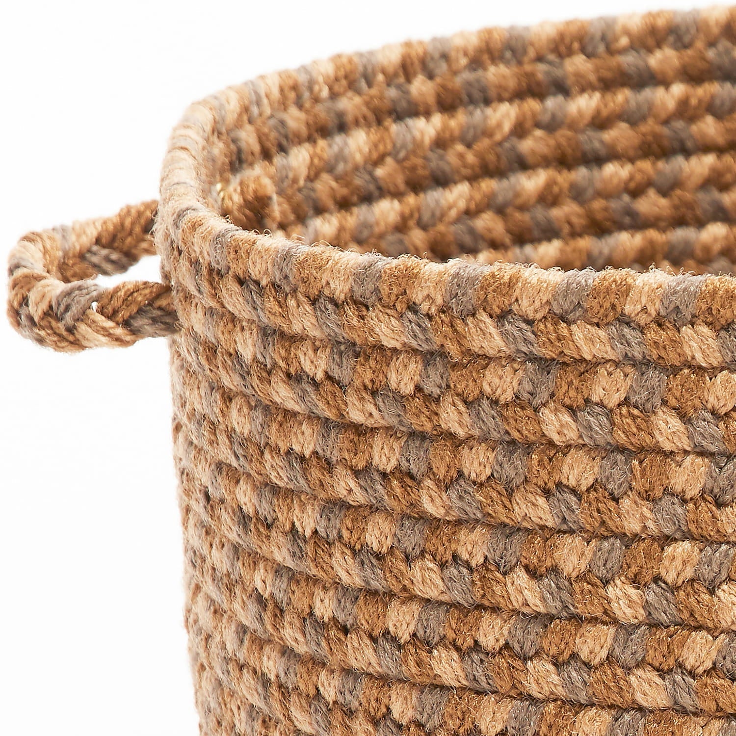 Pinecrest Rustic Braided Storage Basket #color_natural