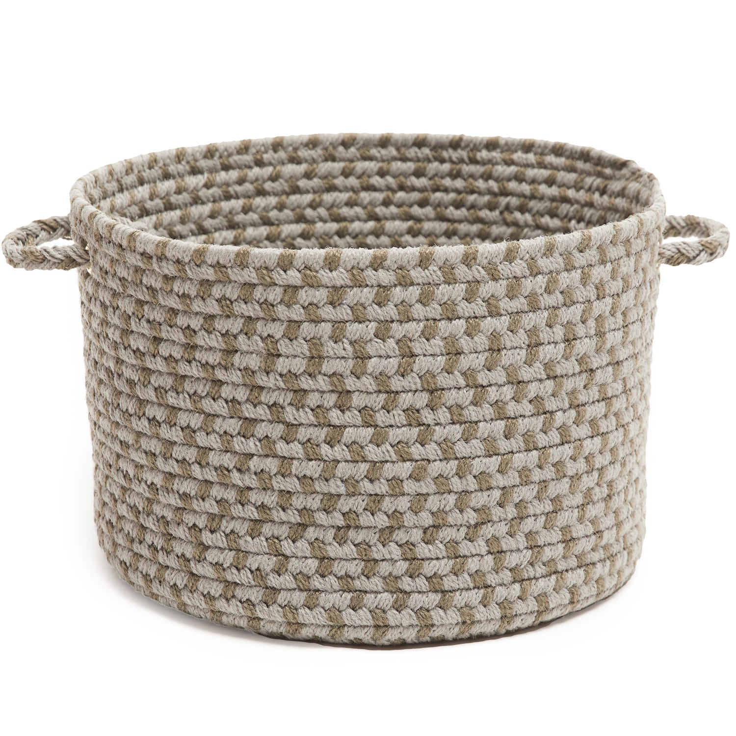 Pinecrest Rustic Braided Storage Basket #color_frosty