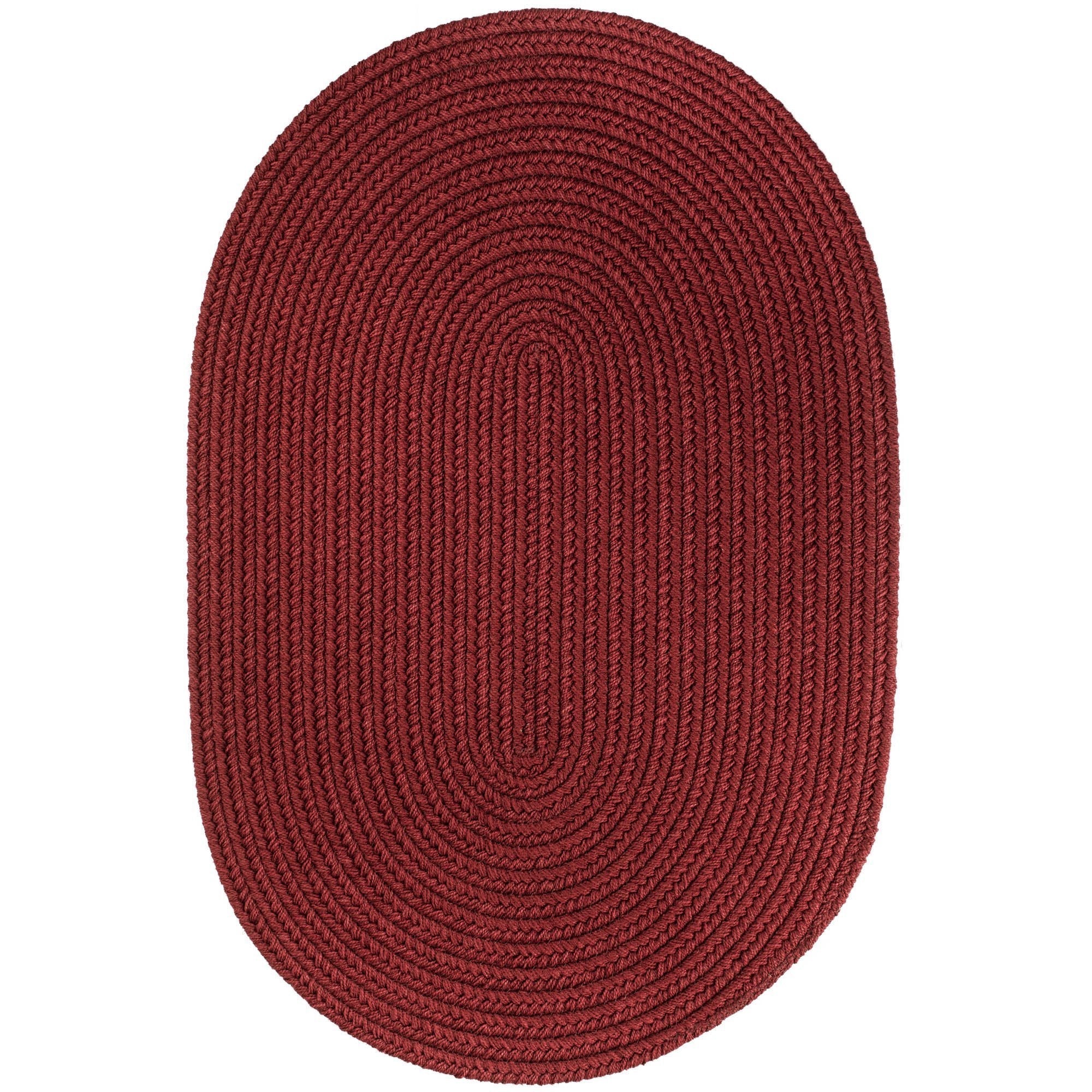 Maui Braided Ultra Durable Outdoor Rug #color_colonial red