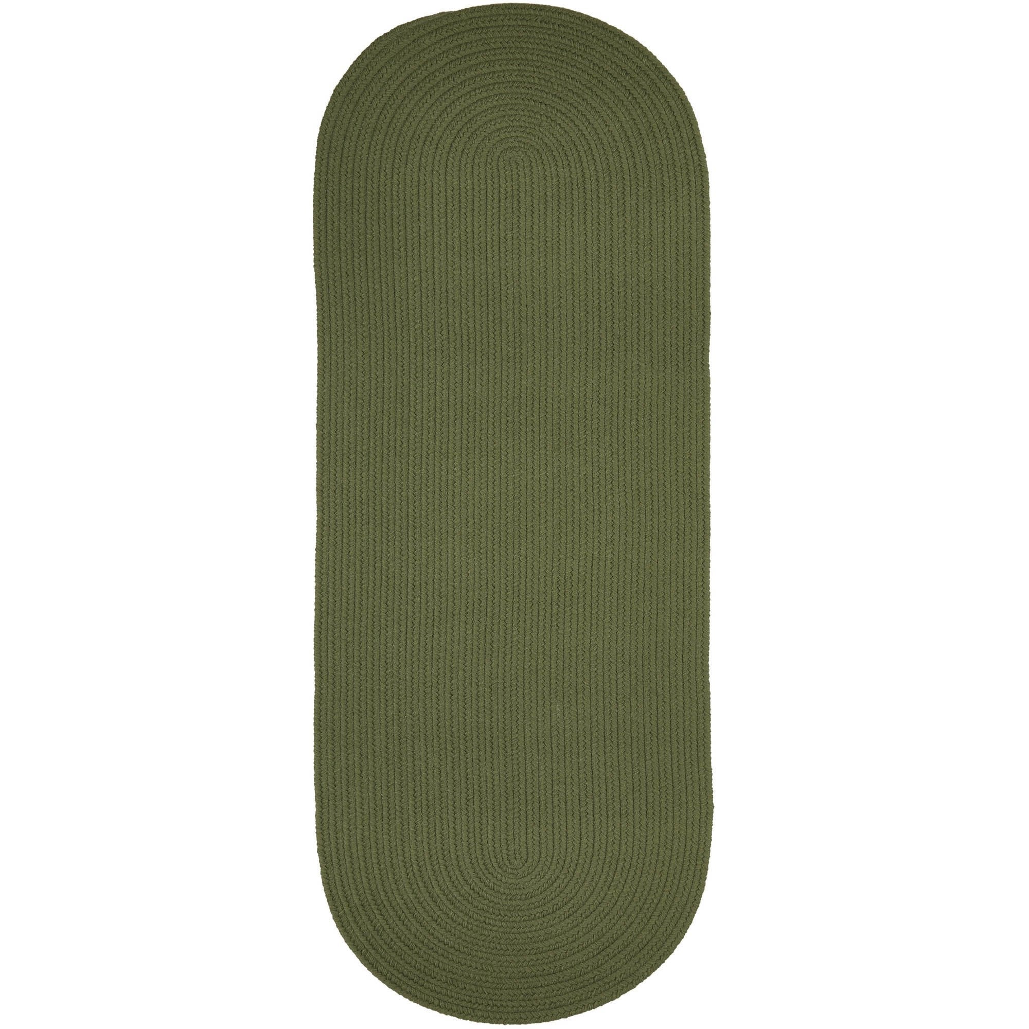 Maui Braided Ultra Durable Outdoor Rug #color_olive green