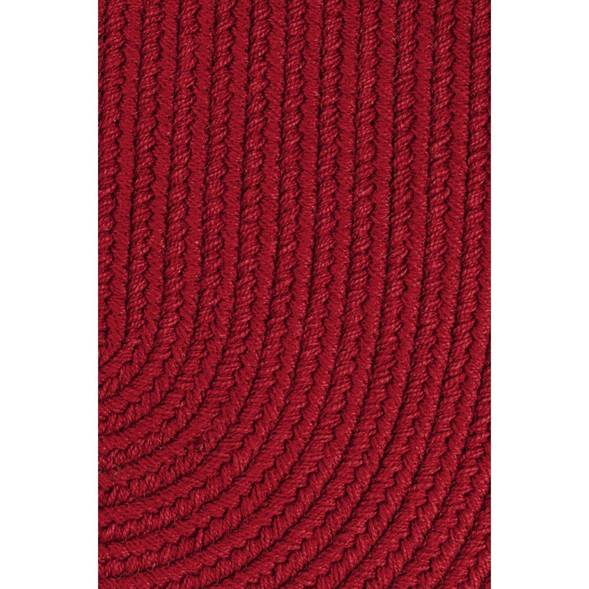 Maui Braided Ultra Durable Outdoor Rug #color_brilliant red
