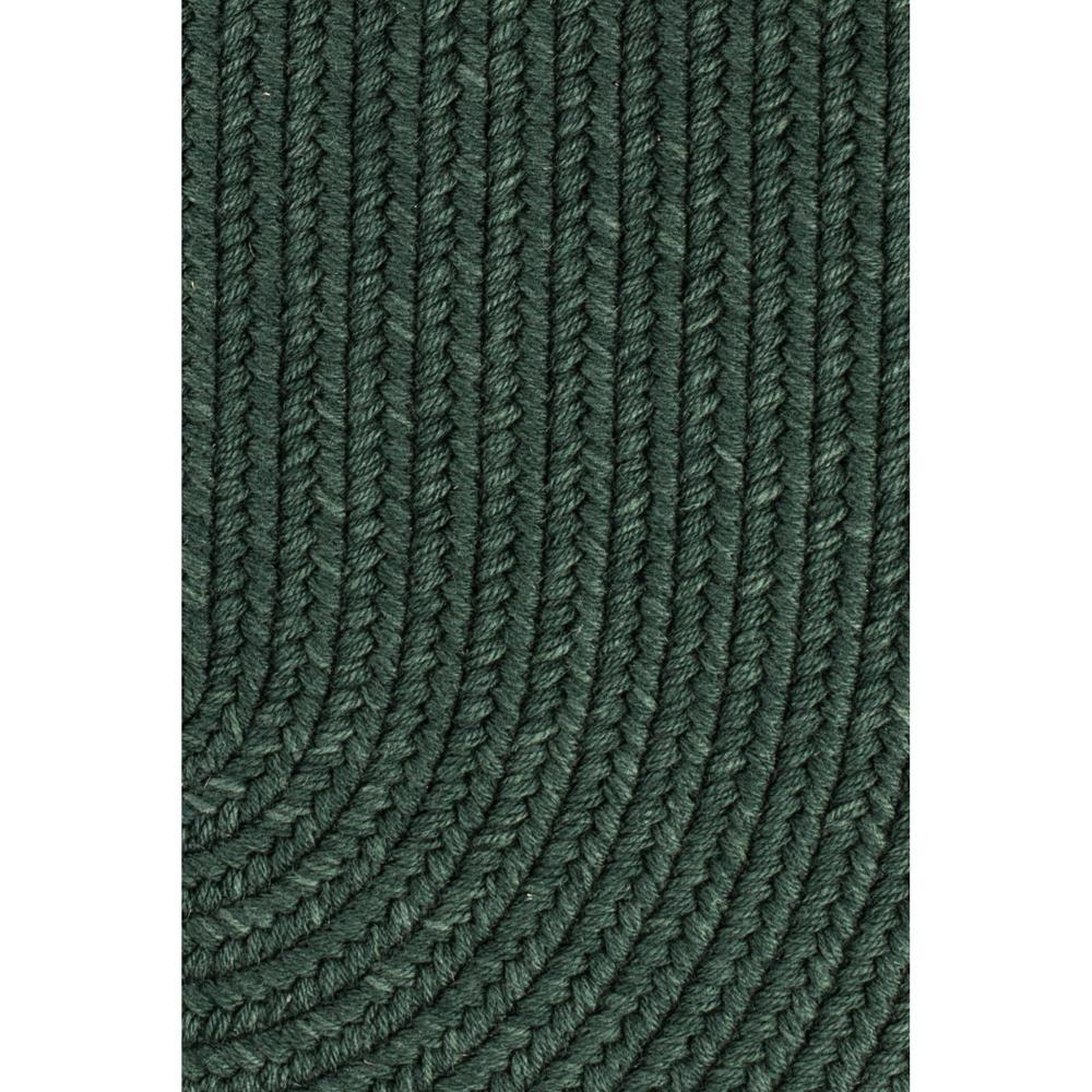 Pura Braided Wool Rug #color_hunter green