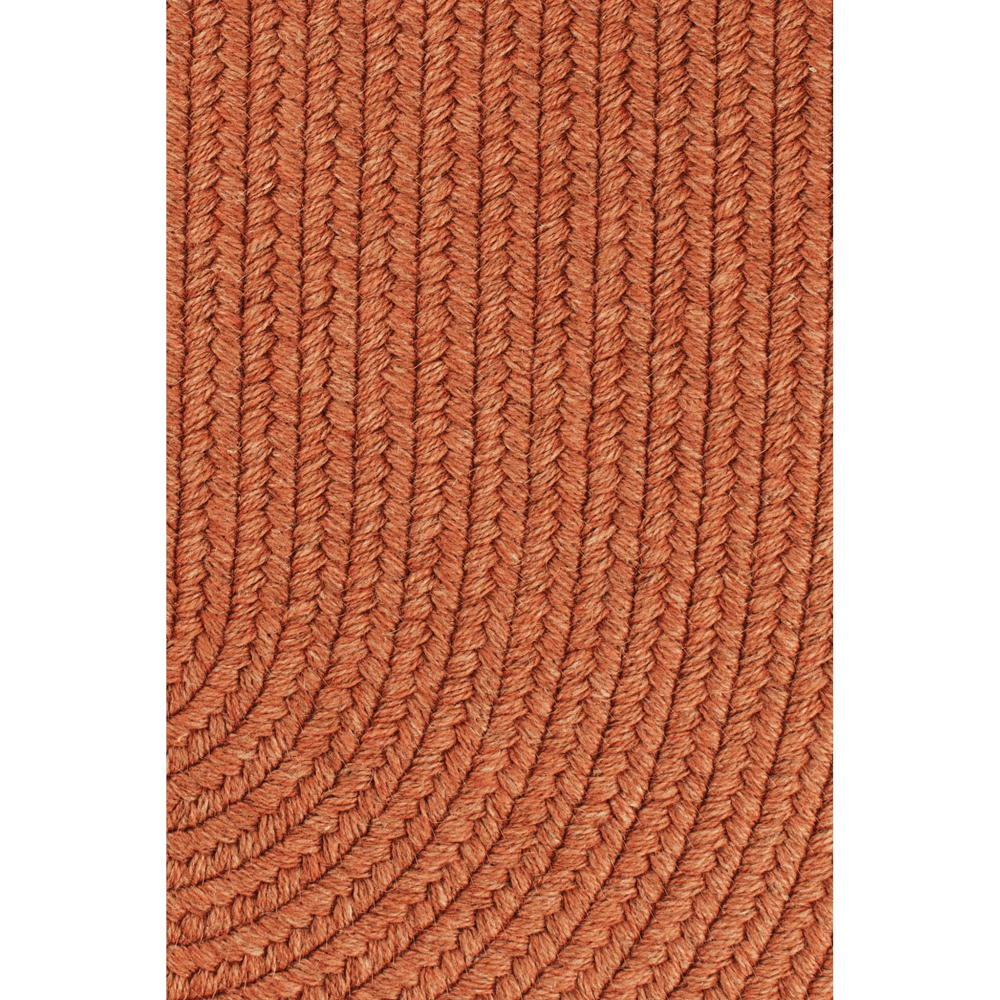 Pura Braided Wool Rug #color_terra cotta