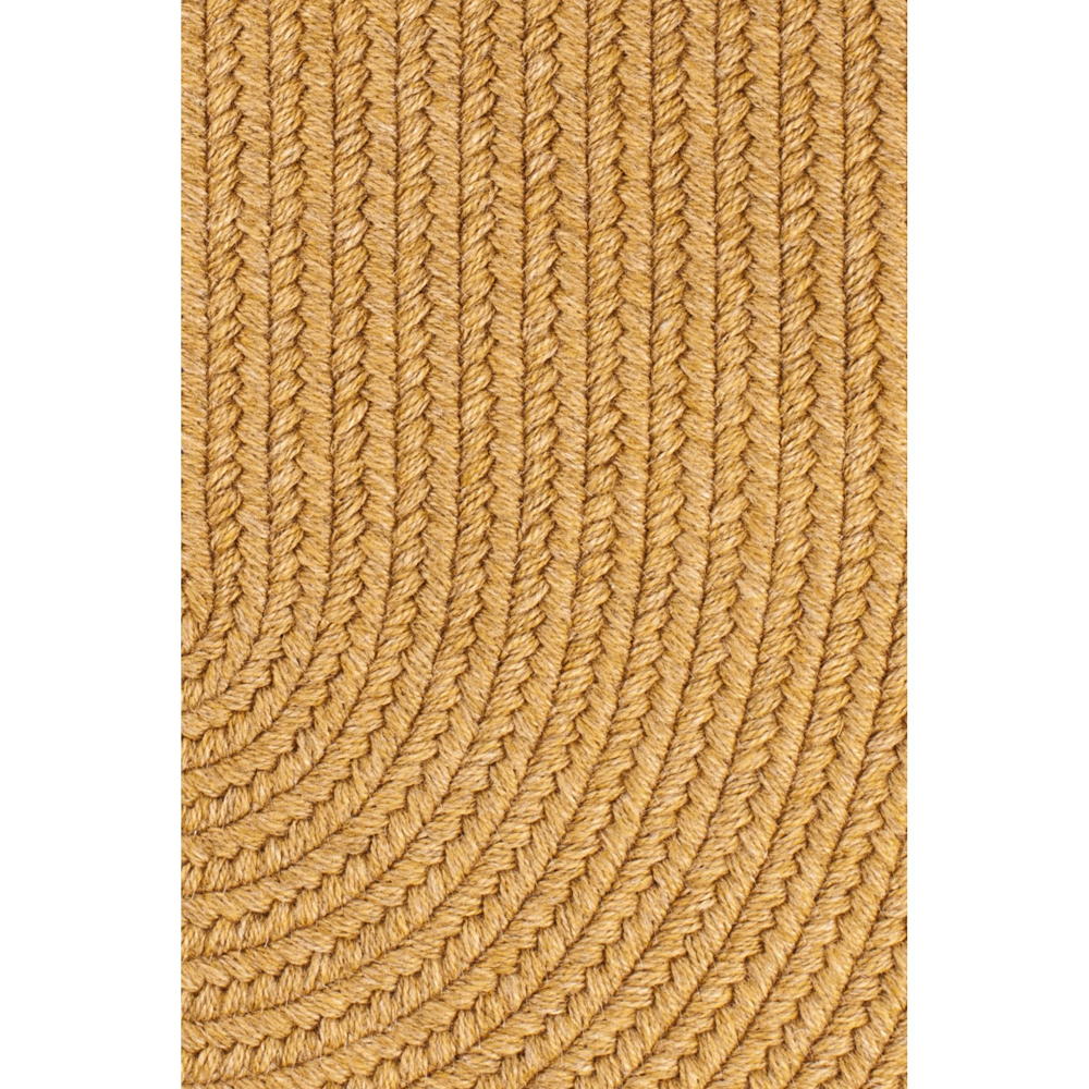 Pura Braided Wool Rug #color_vintage gold