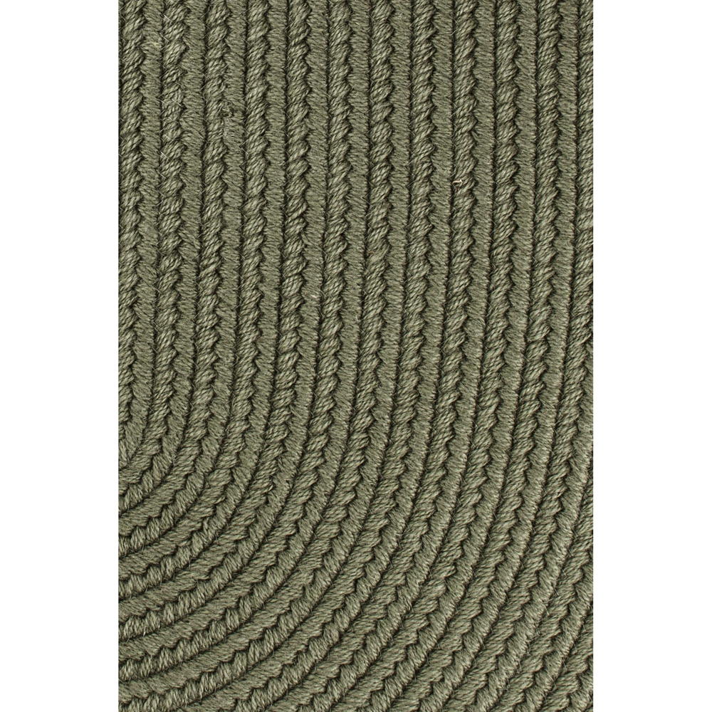 Pura Braided Wool Rug #color_moss green