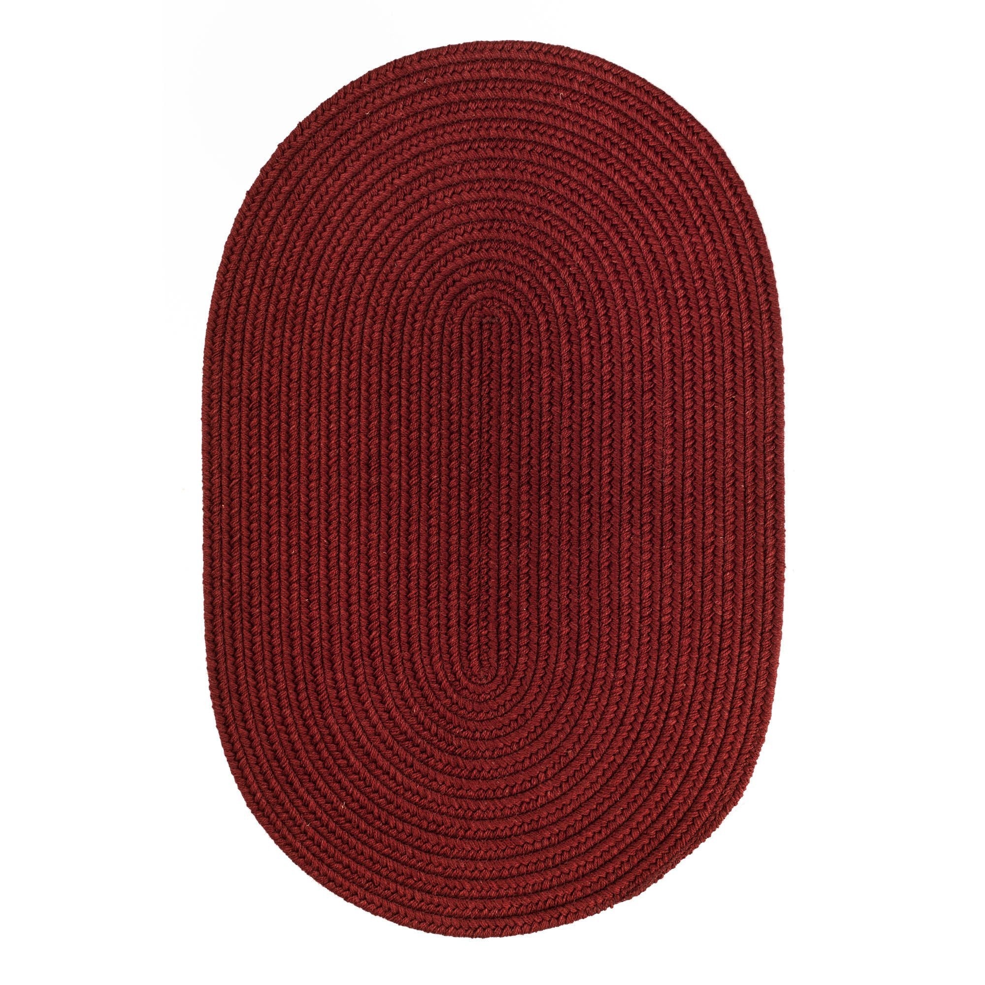 Pura Braided Wool Rug #color_barn red