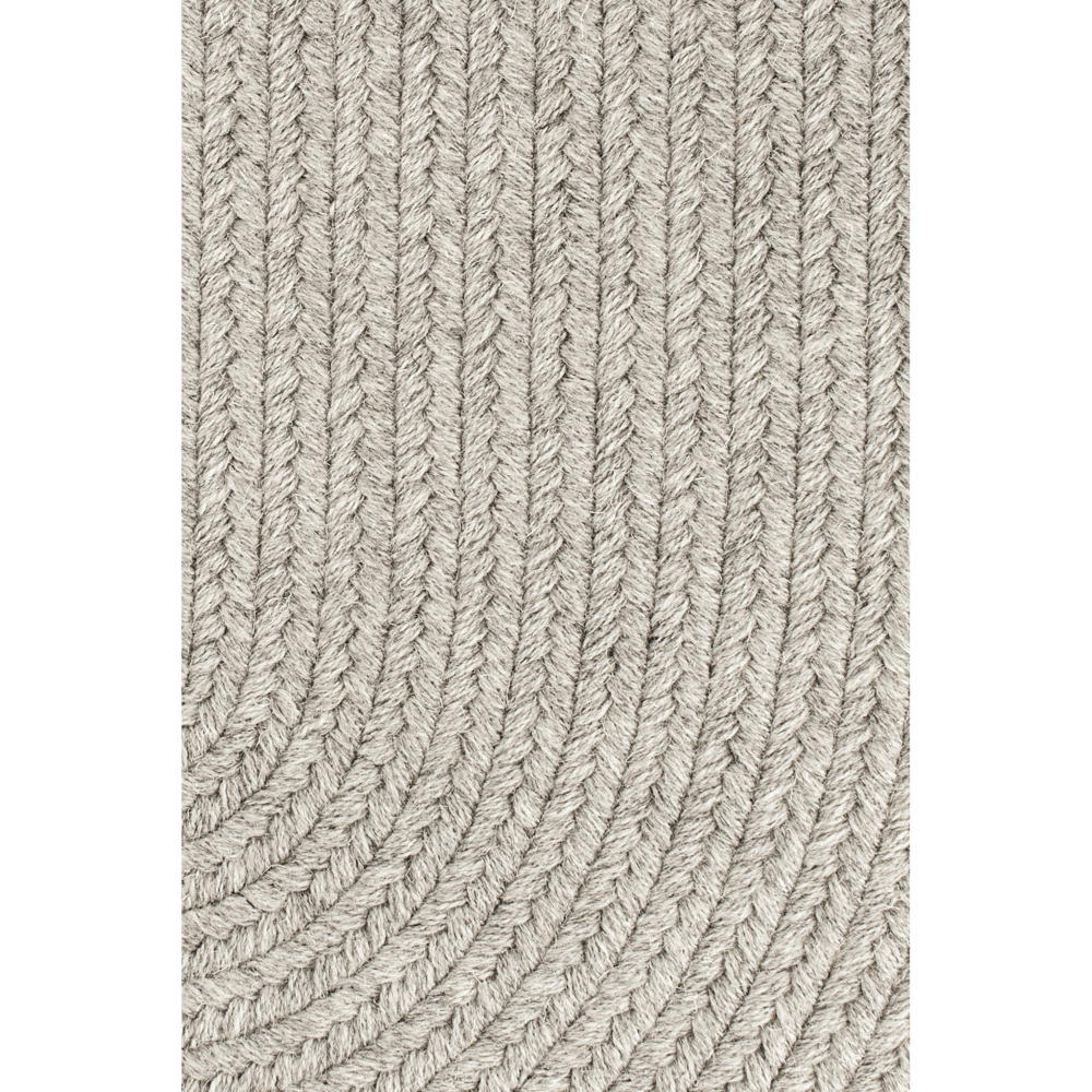 Pura Braided Wool Rug #color_light grey