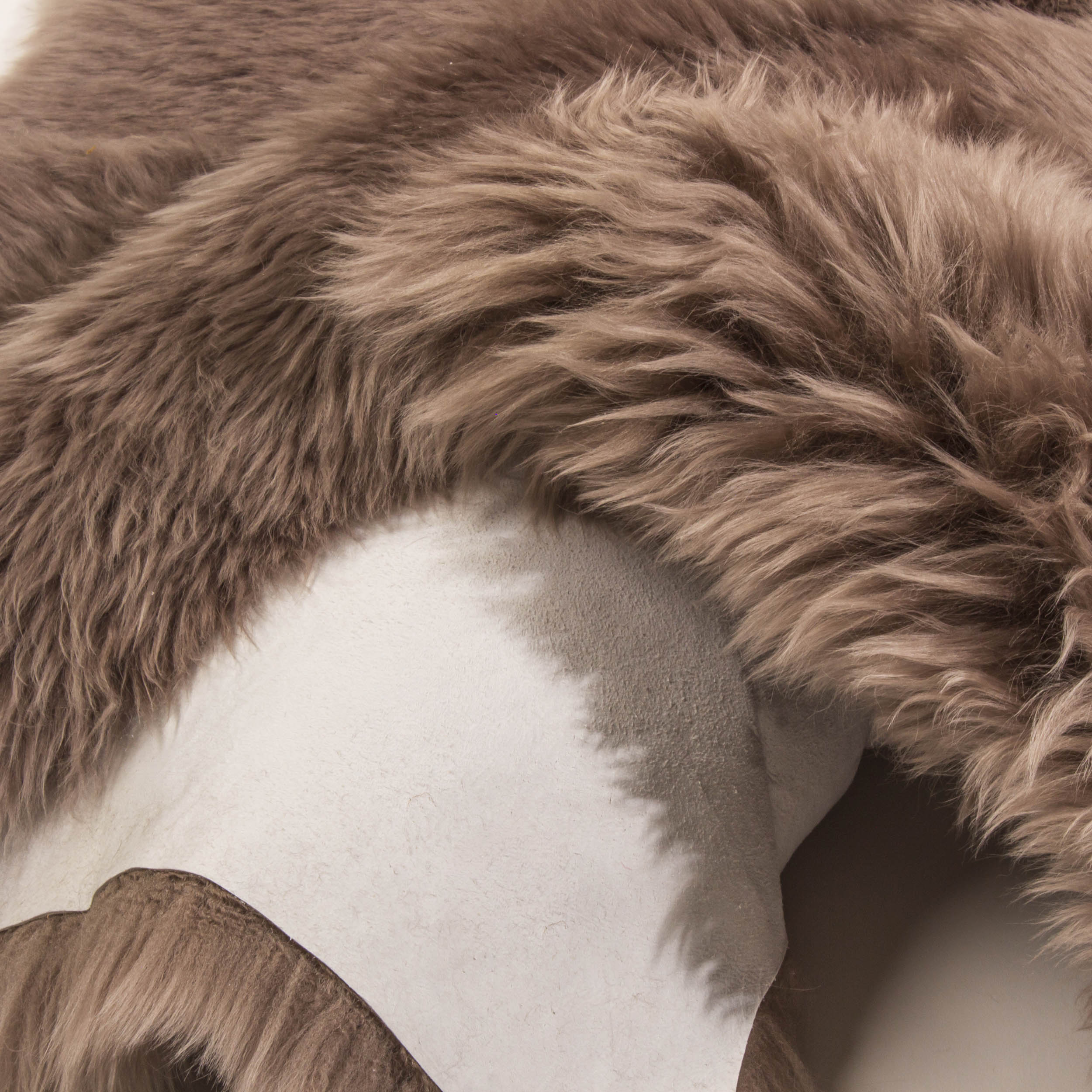 Natural Sheepskin Rug Shearling Fur Pelt #color_tan