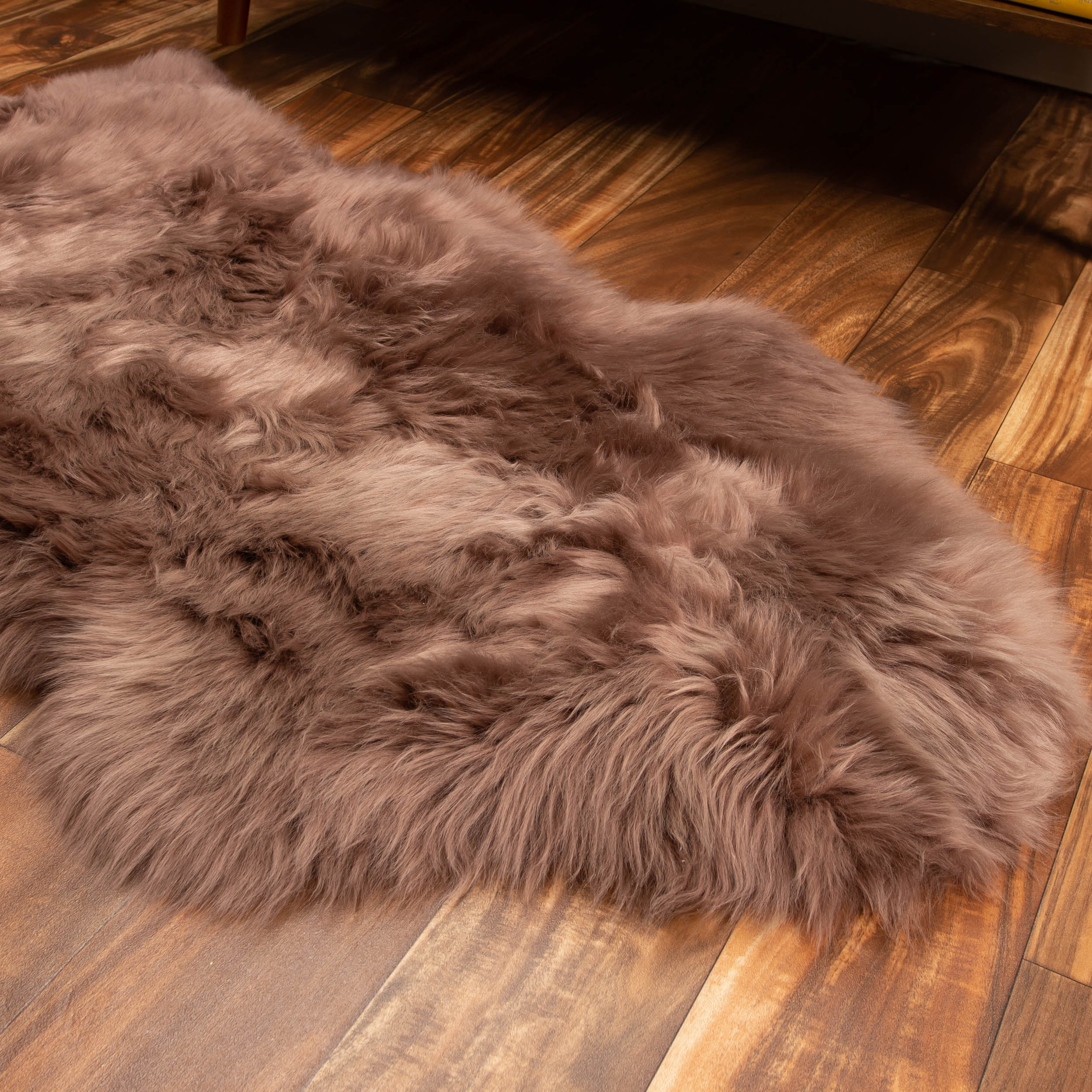 Natural Sheepskin Rug Shearling Fur Pelt #color_tan