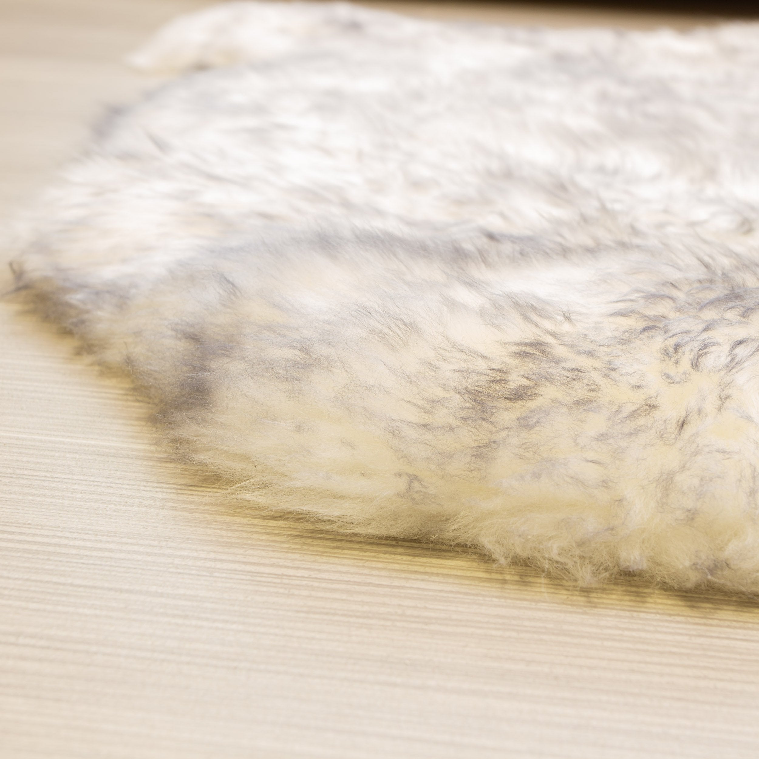 Natural Sheepskin Rug Shearling Fur Pelt #color_gray tips