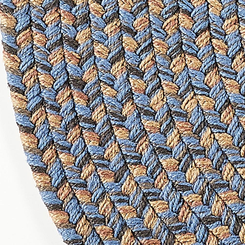 Sanibel Tweed Braided Rug #color_denim blue