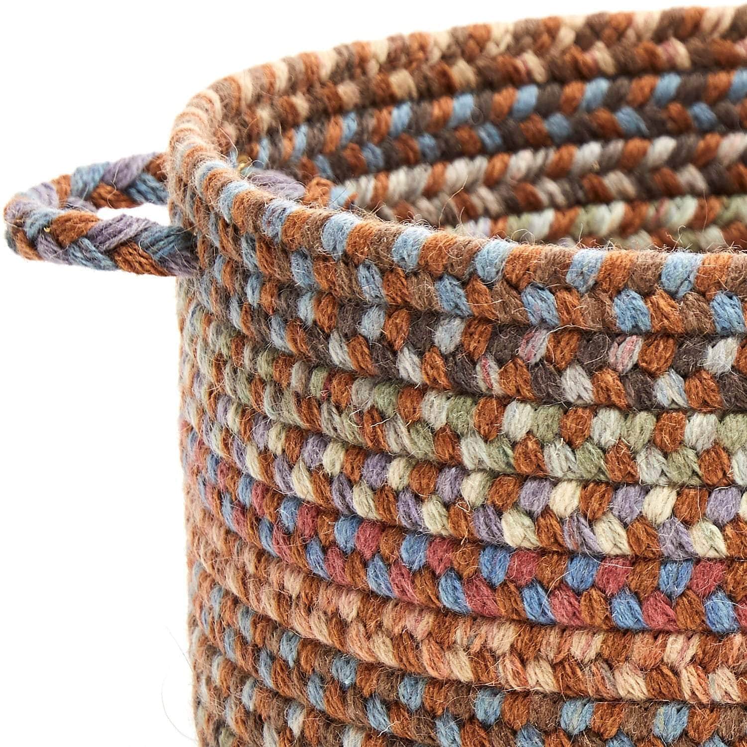 Cherry Hill Braided Wool Baskets 