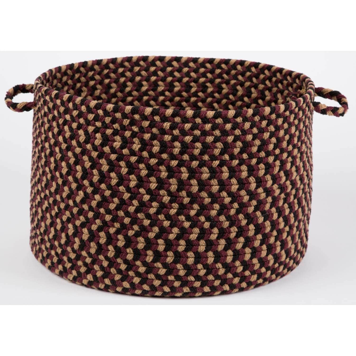 Santa Maria Rope Storage Basket #color_sangria