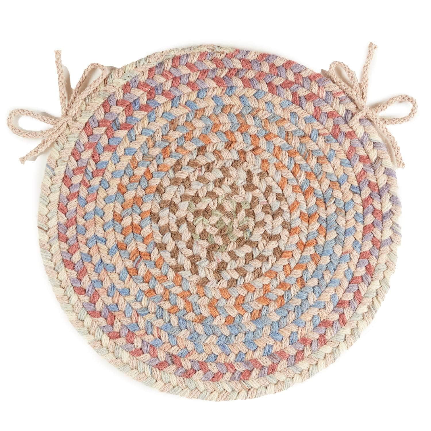 Cherry Hill Braided Wool Chair Pads 