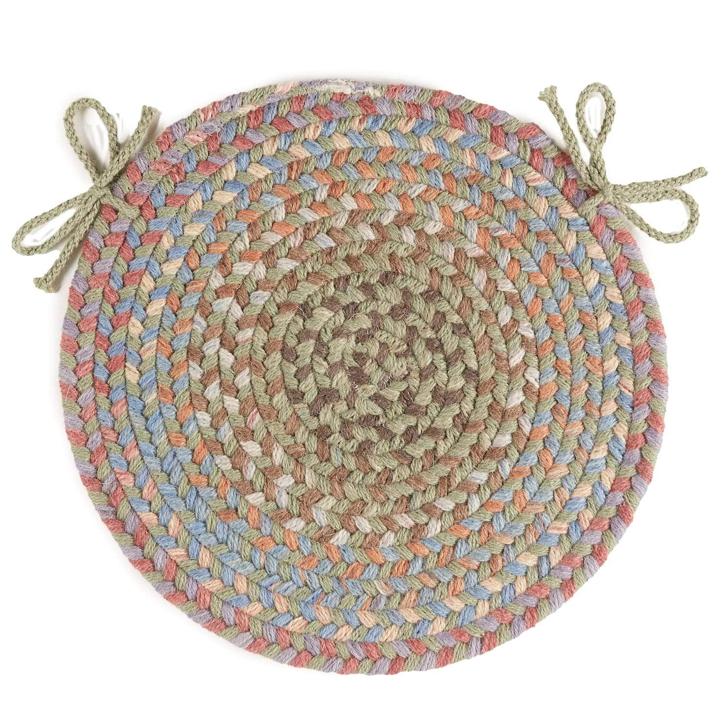 Cherry Hill Braided Wool Chair Pads 