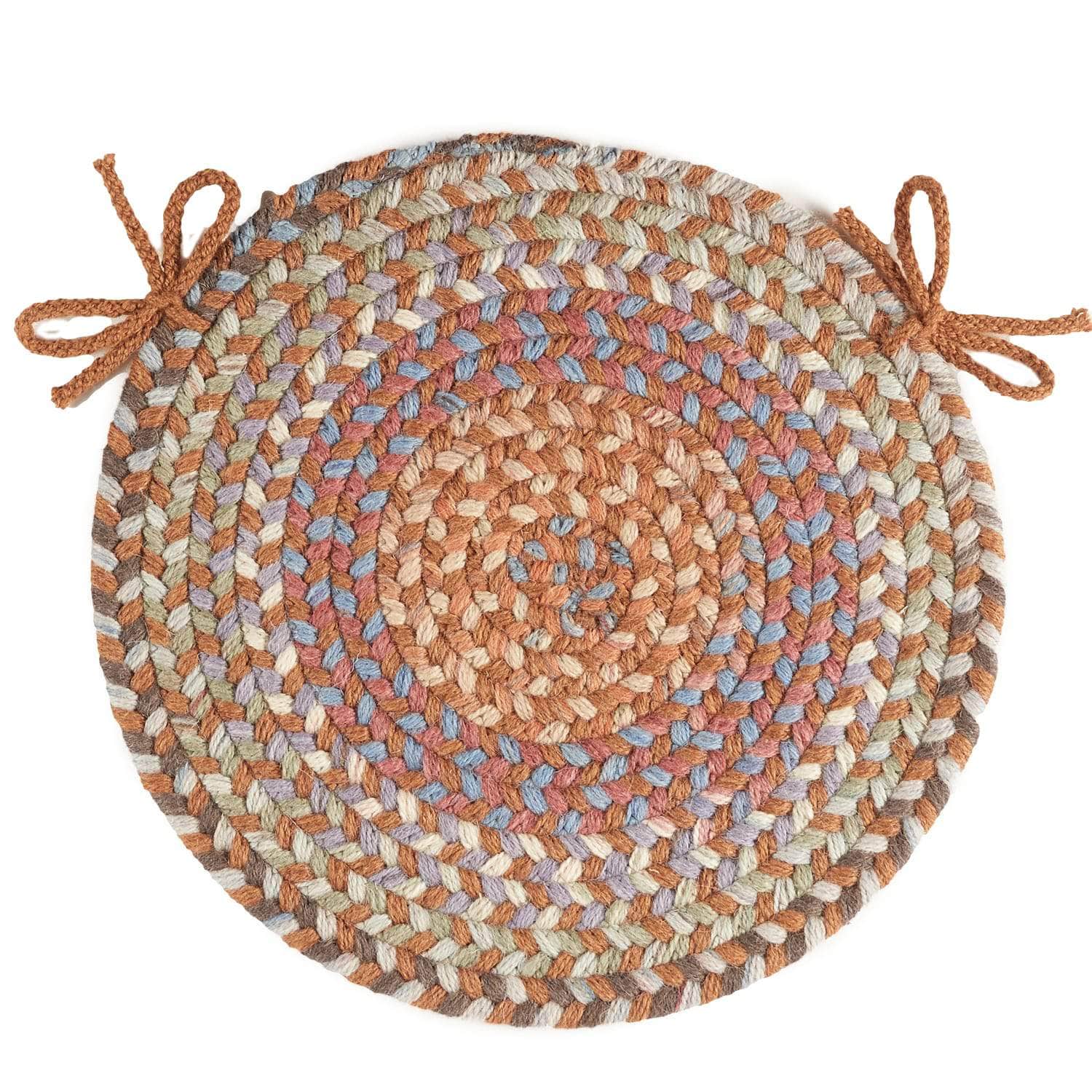 Cherry Hill Braided Wool Chair Pads 