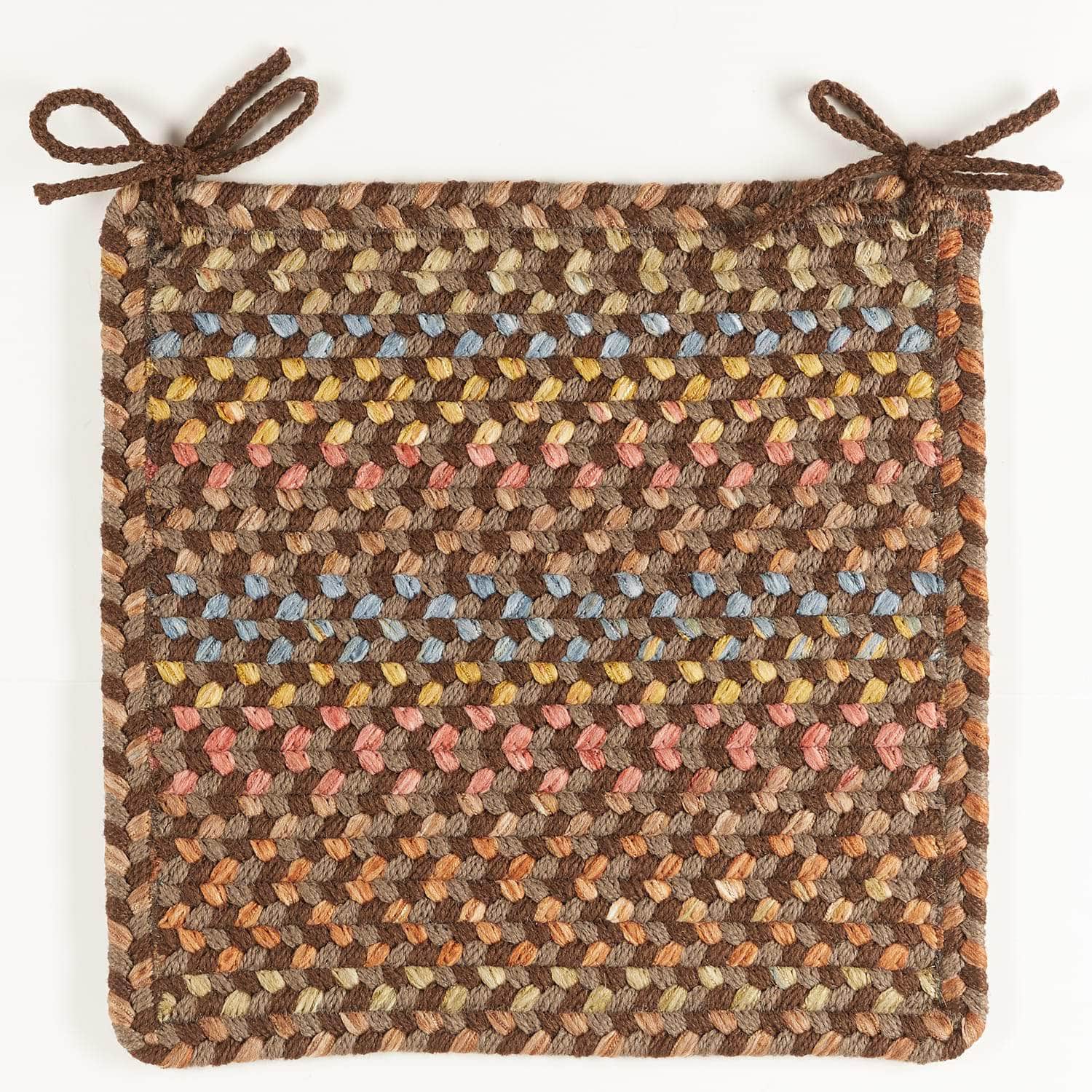 Sanford Braided Chair Pads #color_hickory multi