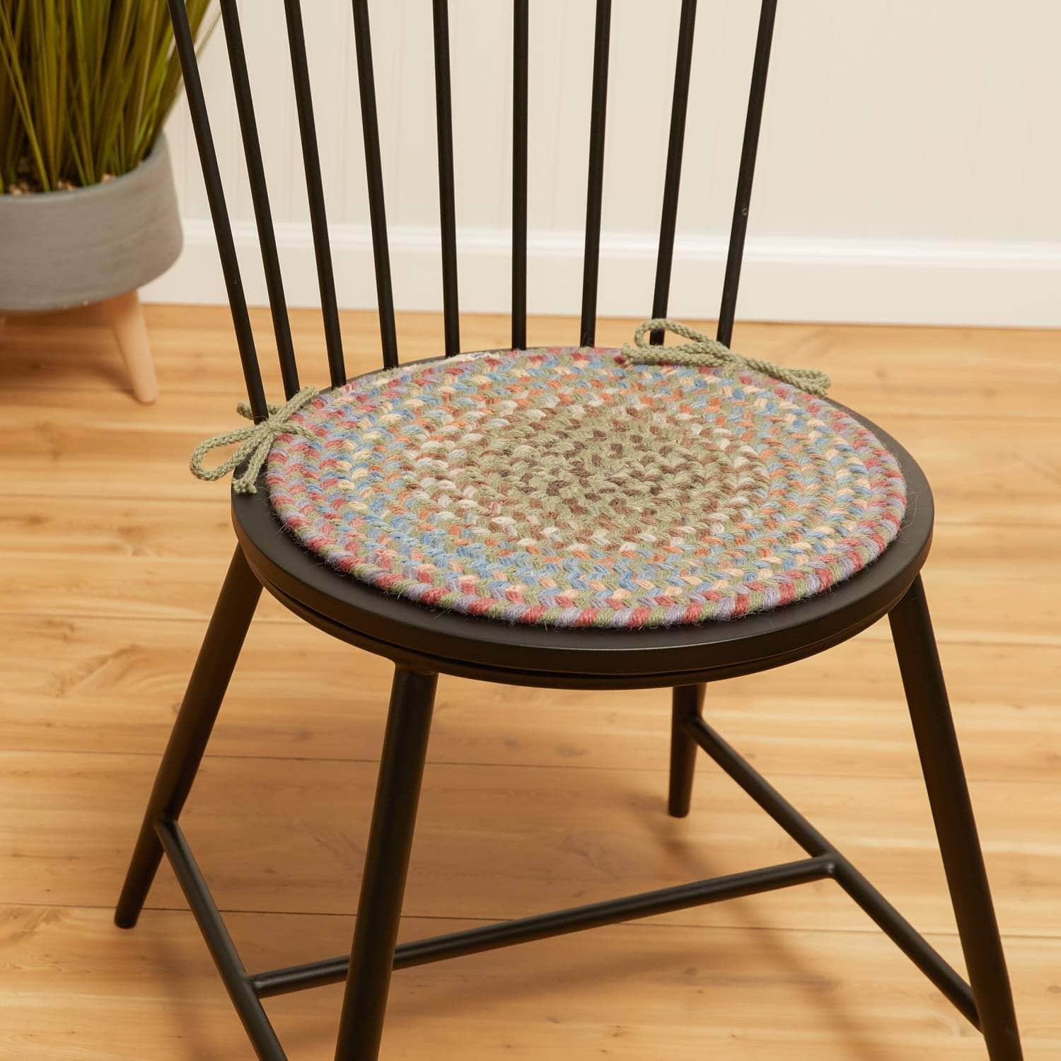 Cherry Hill Braided Wool Chair Pads 