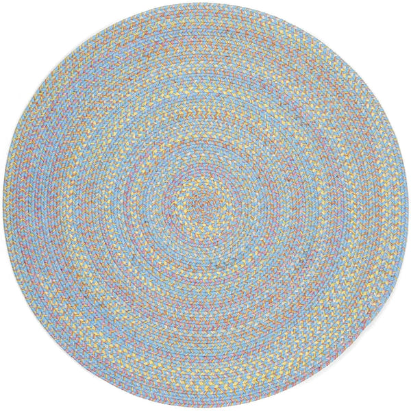 Hipster Kids and Playroom Braided Rug 