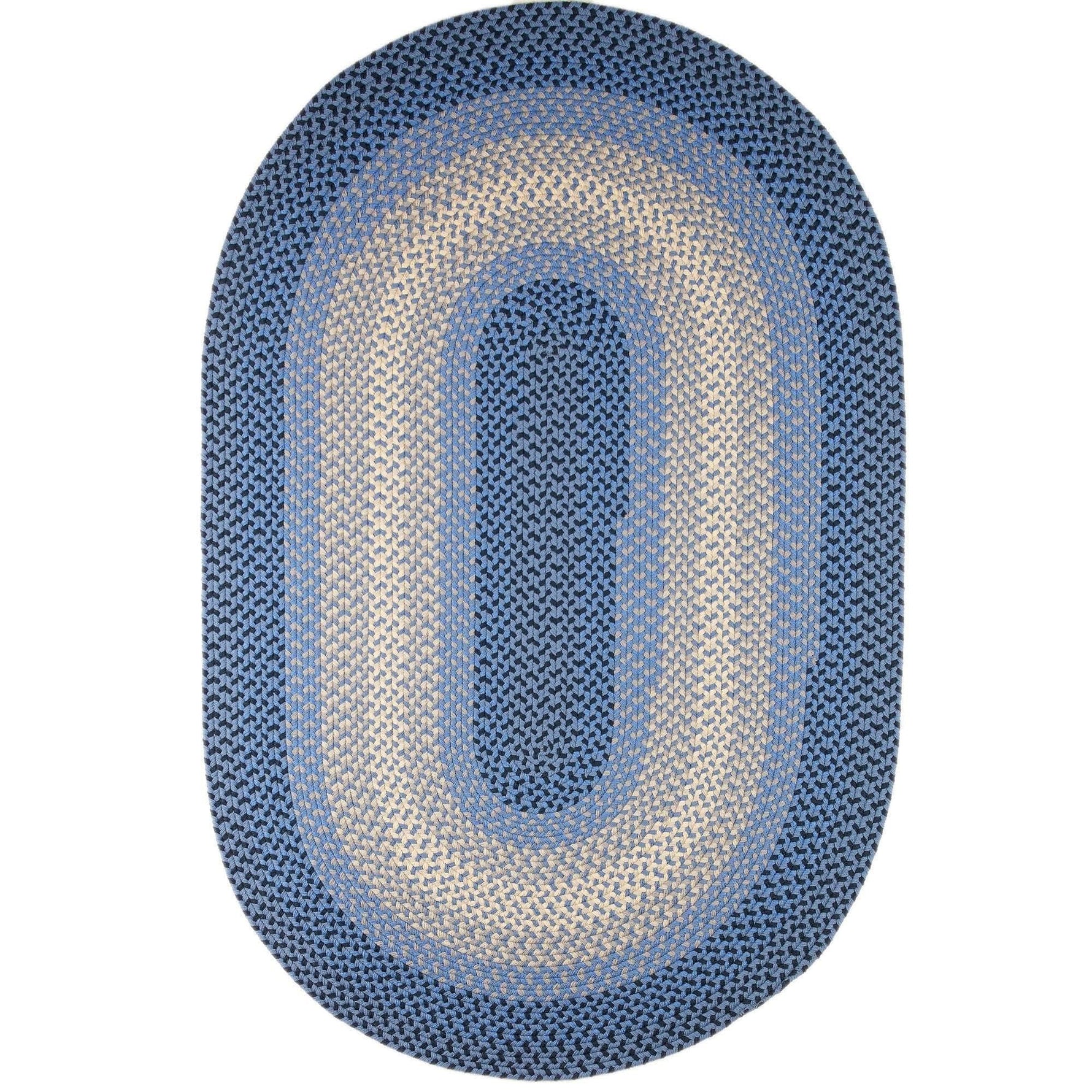 Pinecrest Rustic Bordered Braided Rug 