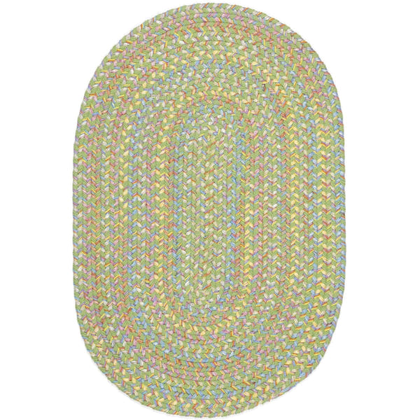 Hipster Kids and Playroom Braided Rug 