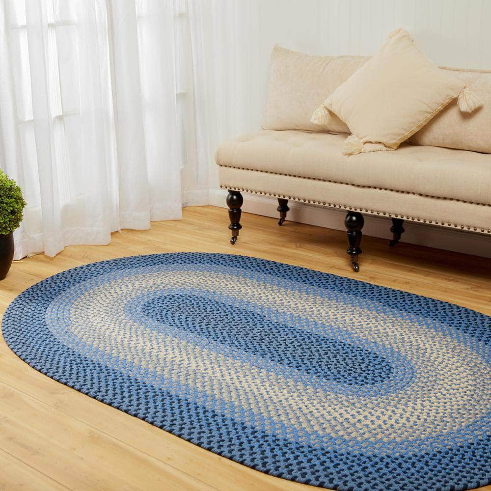 Pinecrest Rustic Bordered Braided Rug 