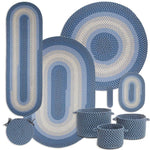 Pinecrest Rustic Bordered Braided Rug 