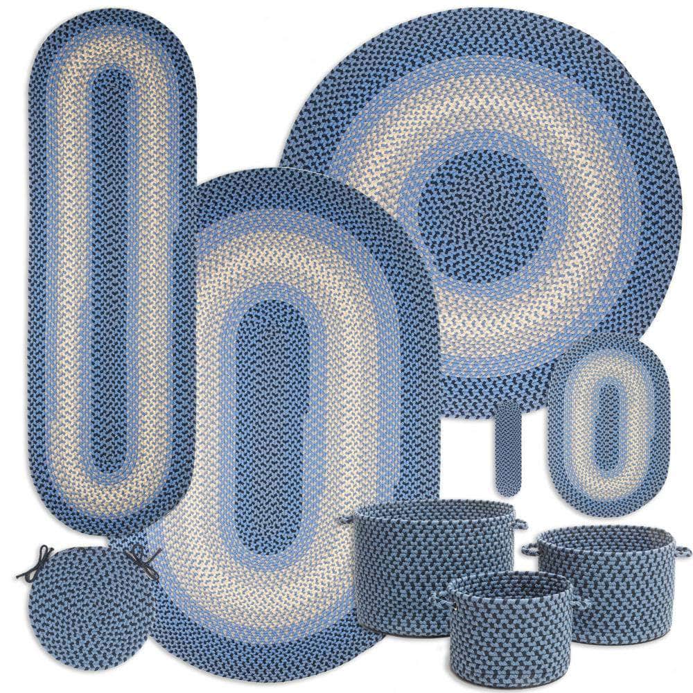 Pinecrest Rustic Bordered Braided Rug 