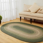 Pinecrest Rustic Bordered Braided Rug 