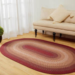 Pinecrest Rustic Bordered Braided Rug 