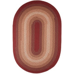 Pinecrest Rustic Bordered Braided Rug 