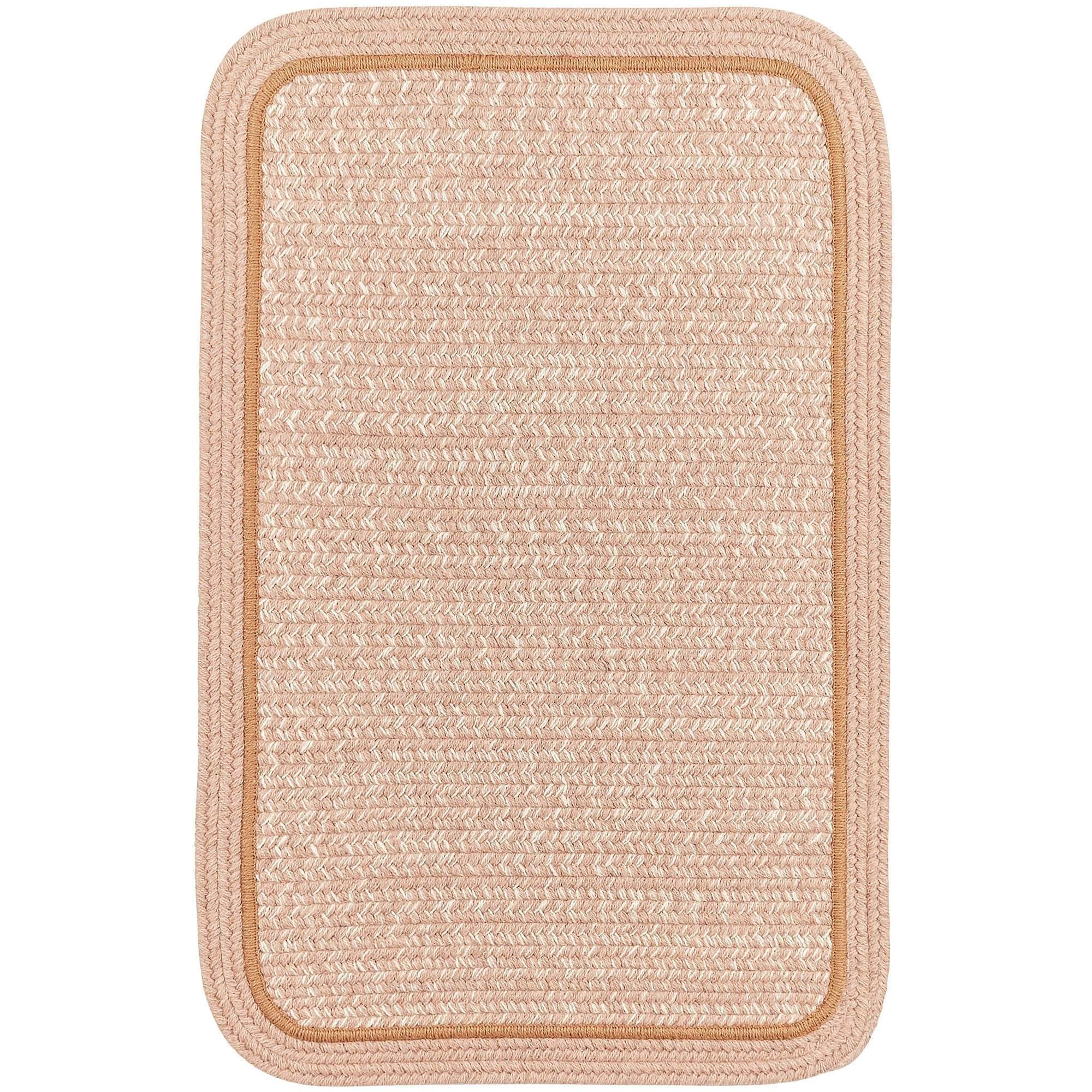 Woolmade Rounded Rectangle Braided Rug #color_rosewood