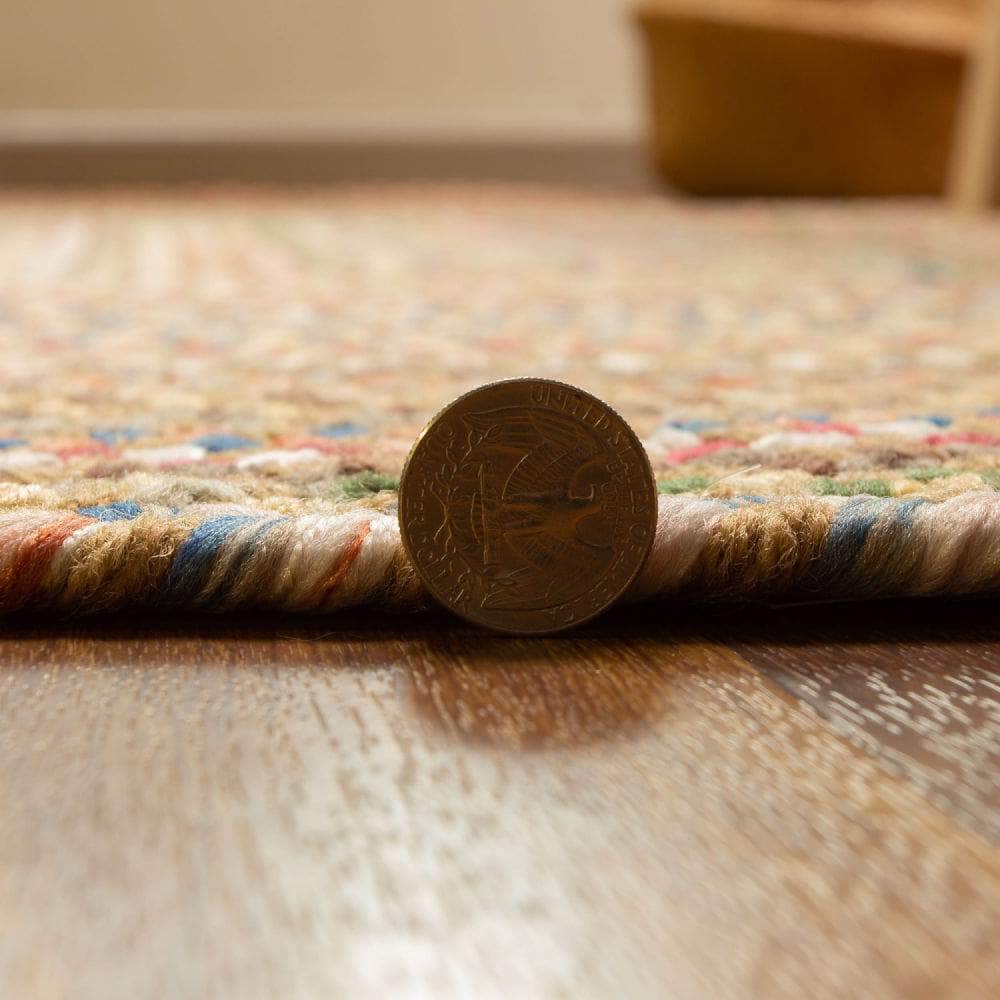 Roxbury Colorful Indoor / Outdoor Braided Rug #color_straw beige