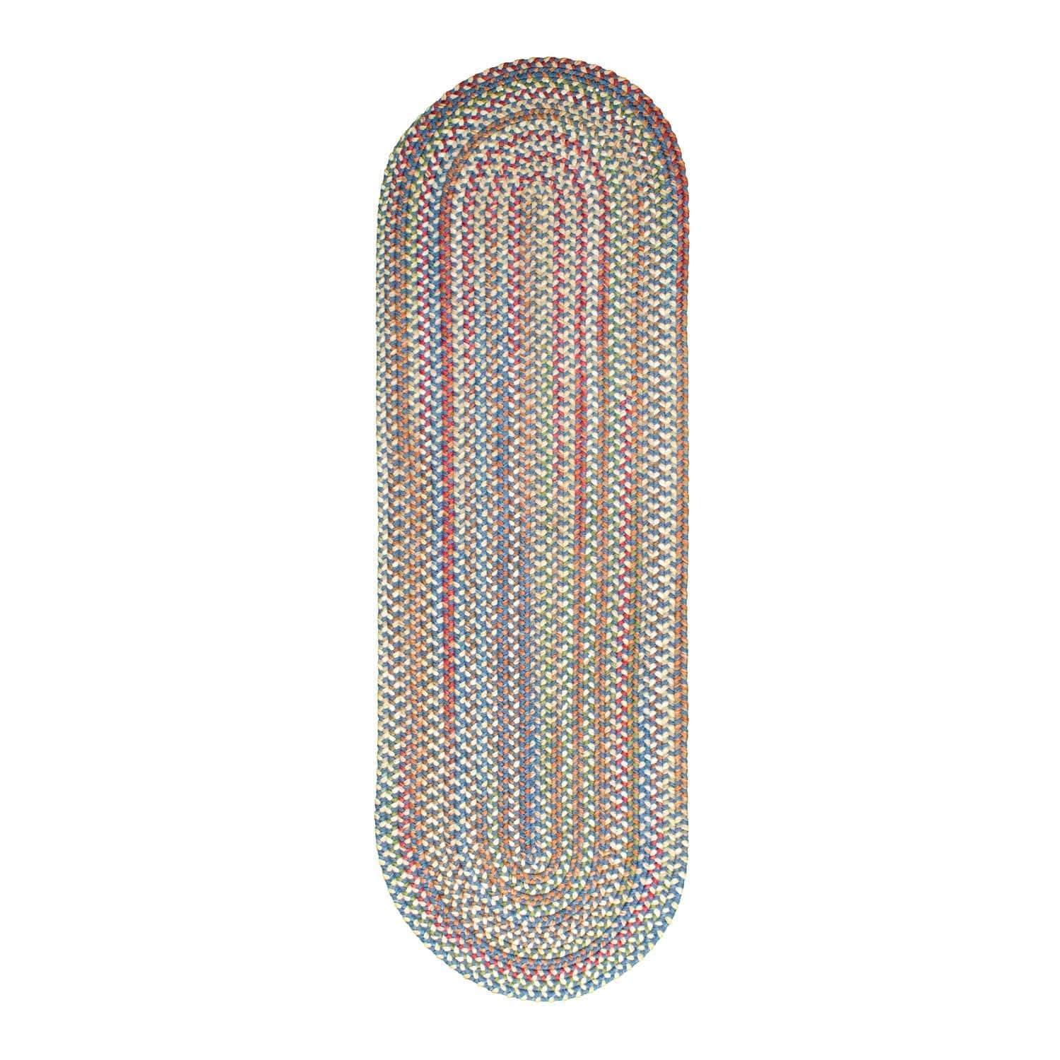 Roxbury Colorful Indoor / Outdoor Braided Rug #color_blue