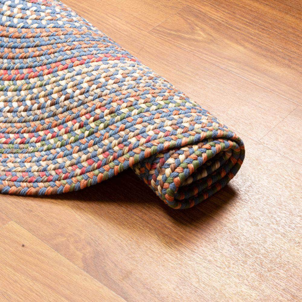 Roxbury Colorful Indoor / Outdoor Braided Rug #color_blue