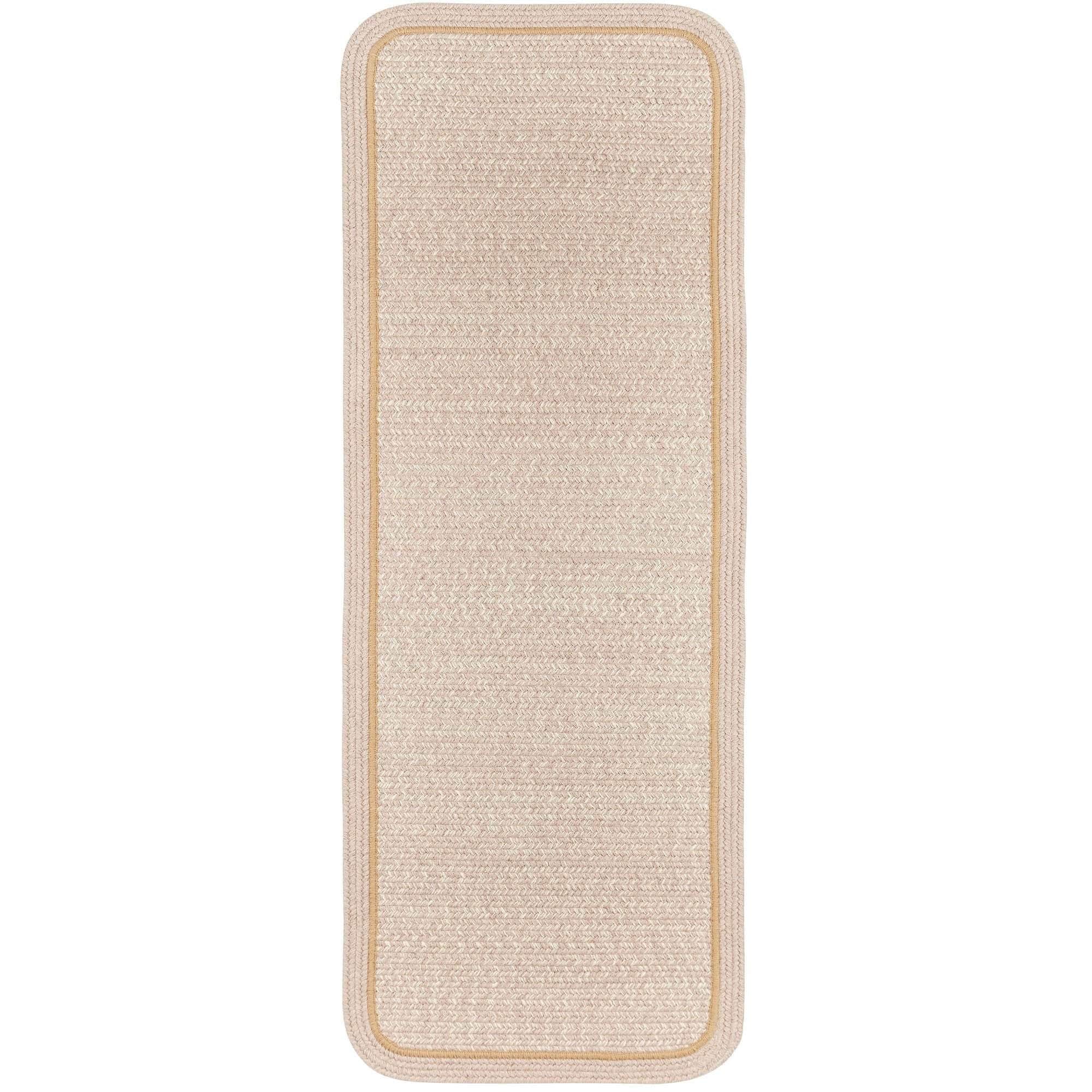 Woolmade Rounded Rectangle Braided Rug #color_sesame