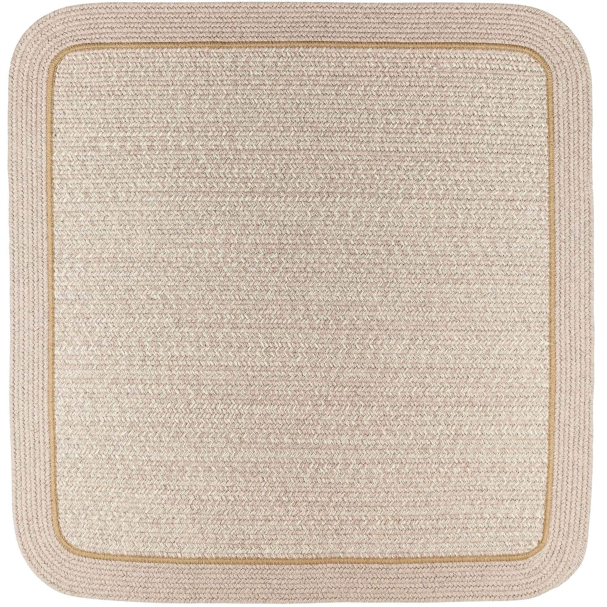 Woolmade Rounded Rectangle Braided Rug #color_sesame
