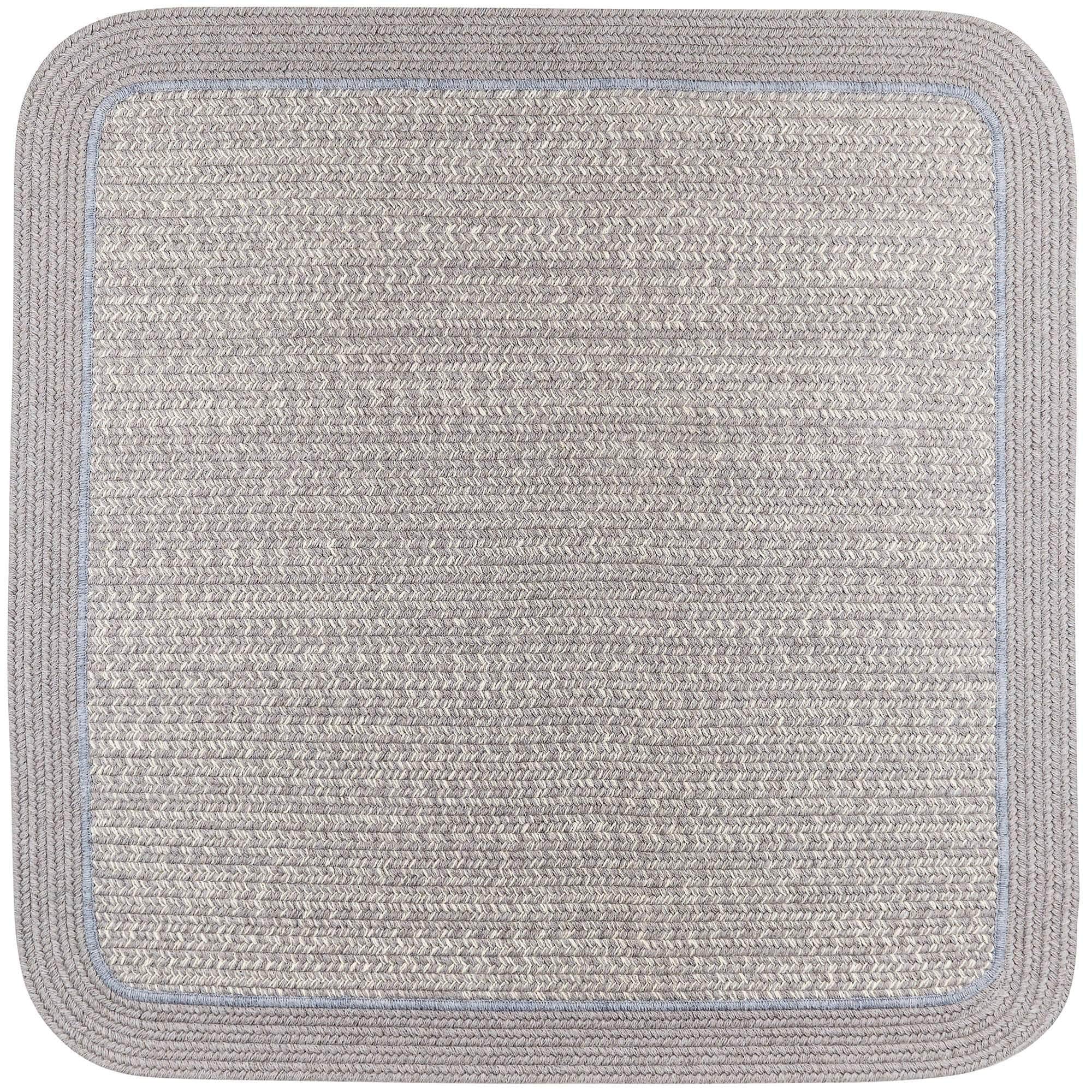 Woolmade Rounded Rectangle Braided Rug #color_silvermist