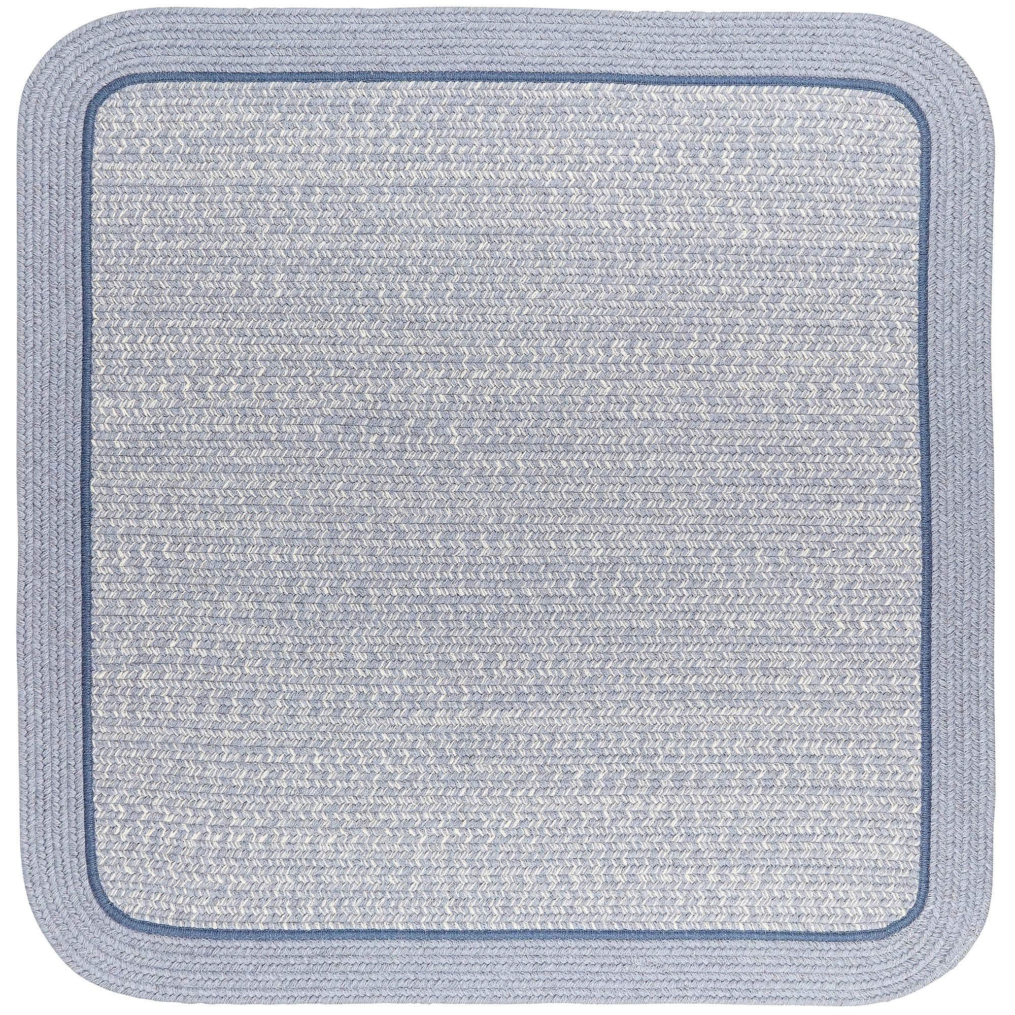 Woolmade Rounded Rectangle Braided Rug #color_sunrise blue