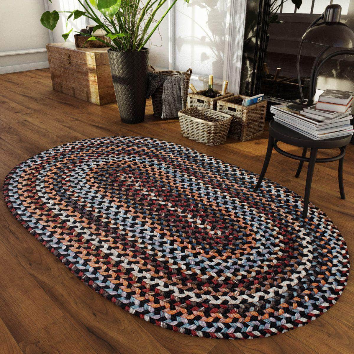 Tribeca Braided Soft Wool Rug 
