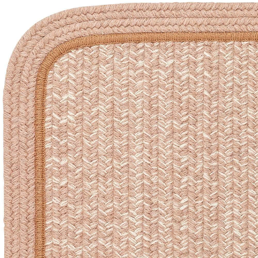 Woolmade Rounded Rectangle Braided Rug #color_rosewood