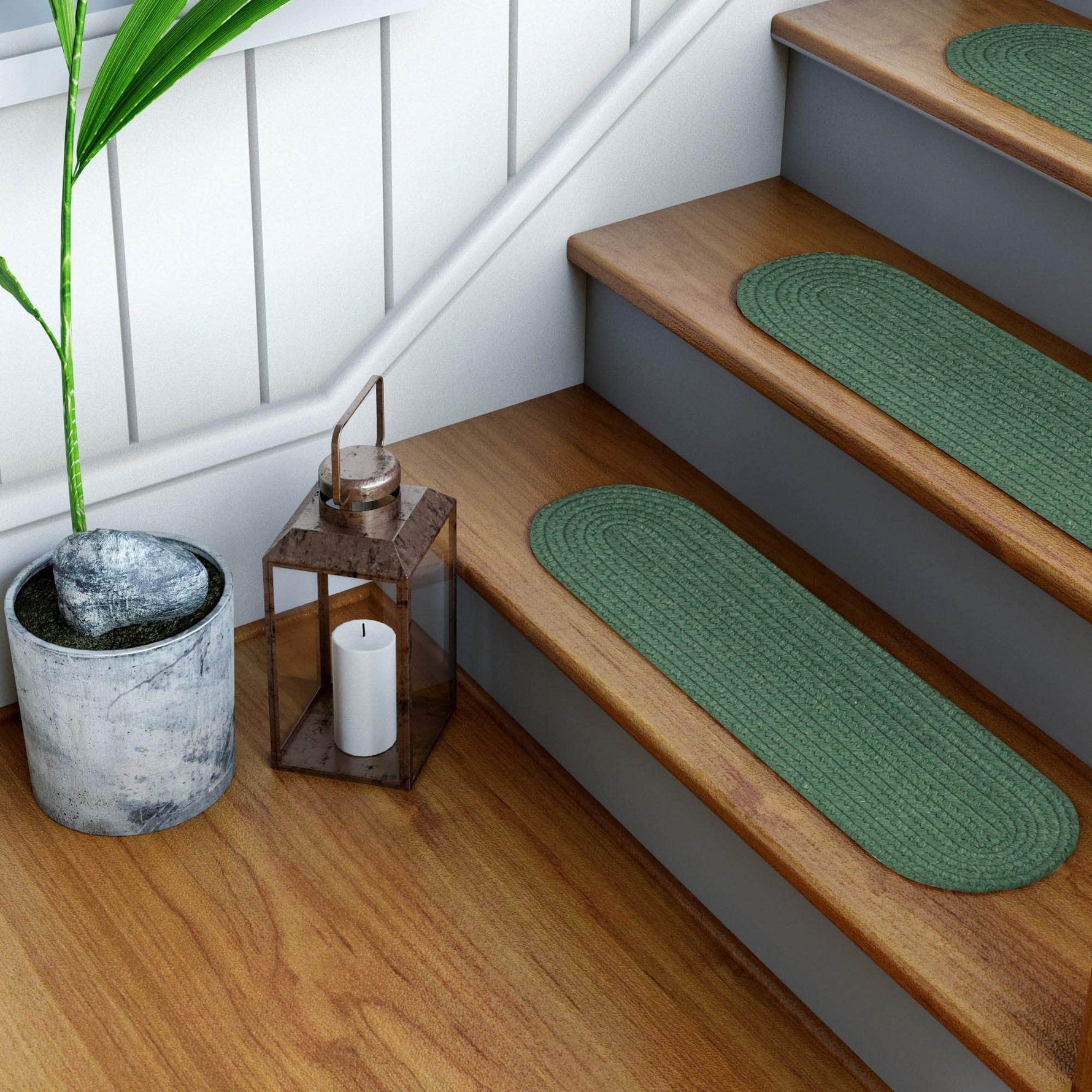 Pura Solid Wool Braided Stair Treads 