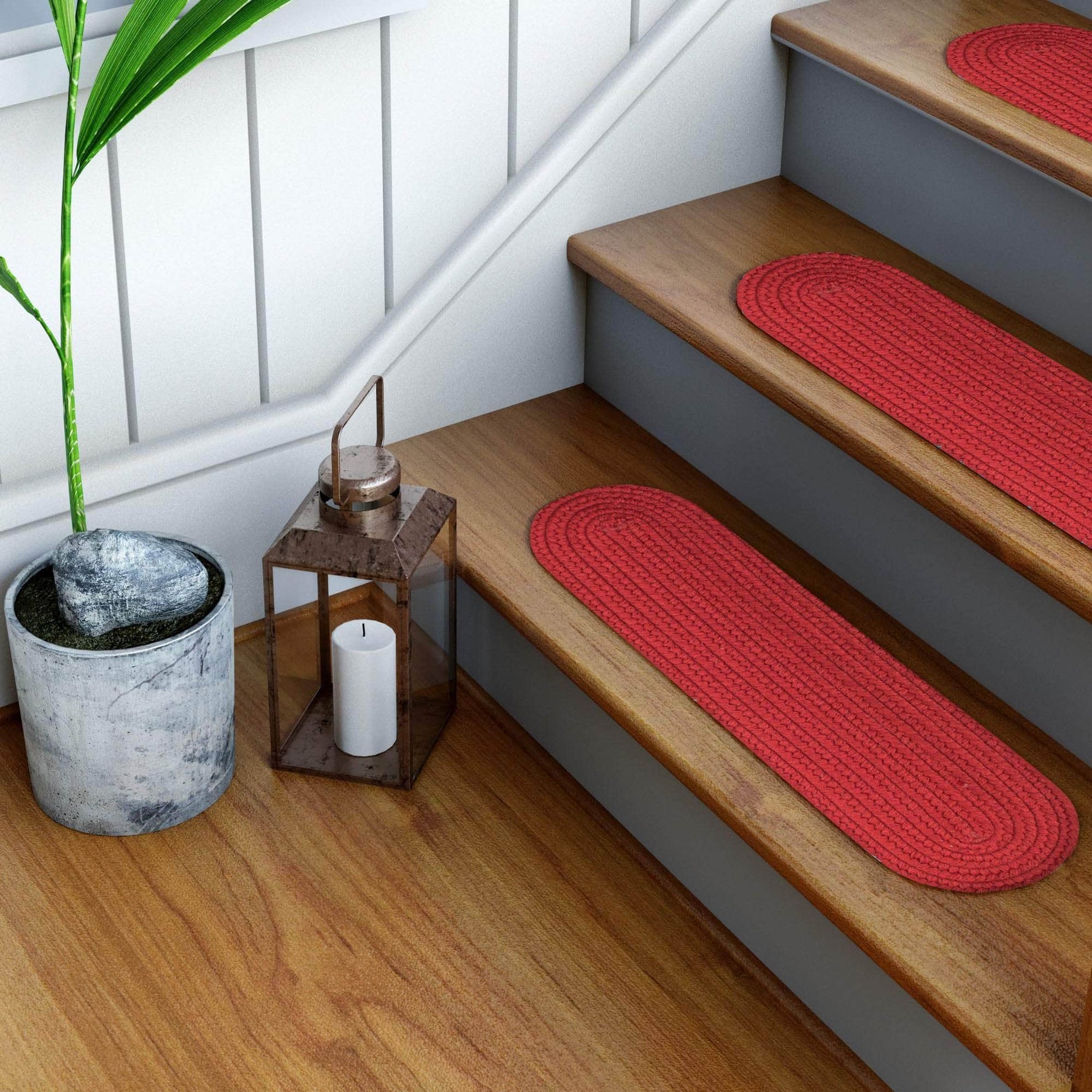 Pura Solid Wool Braided Stair Treads 