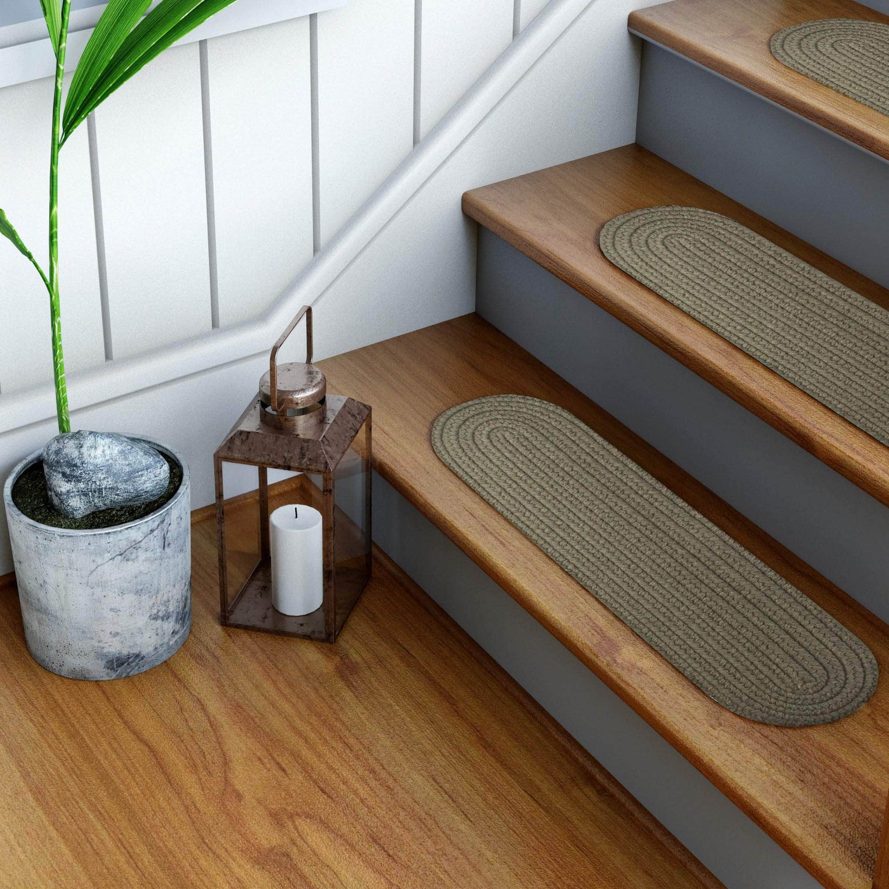 Pura Solid Wool Braided Stair Treads 