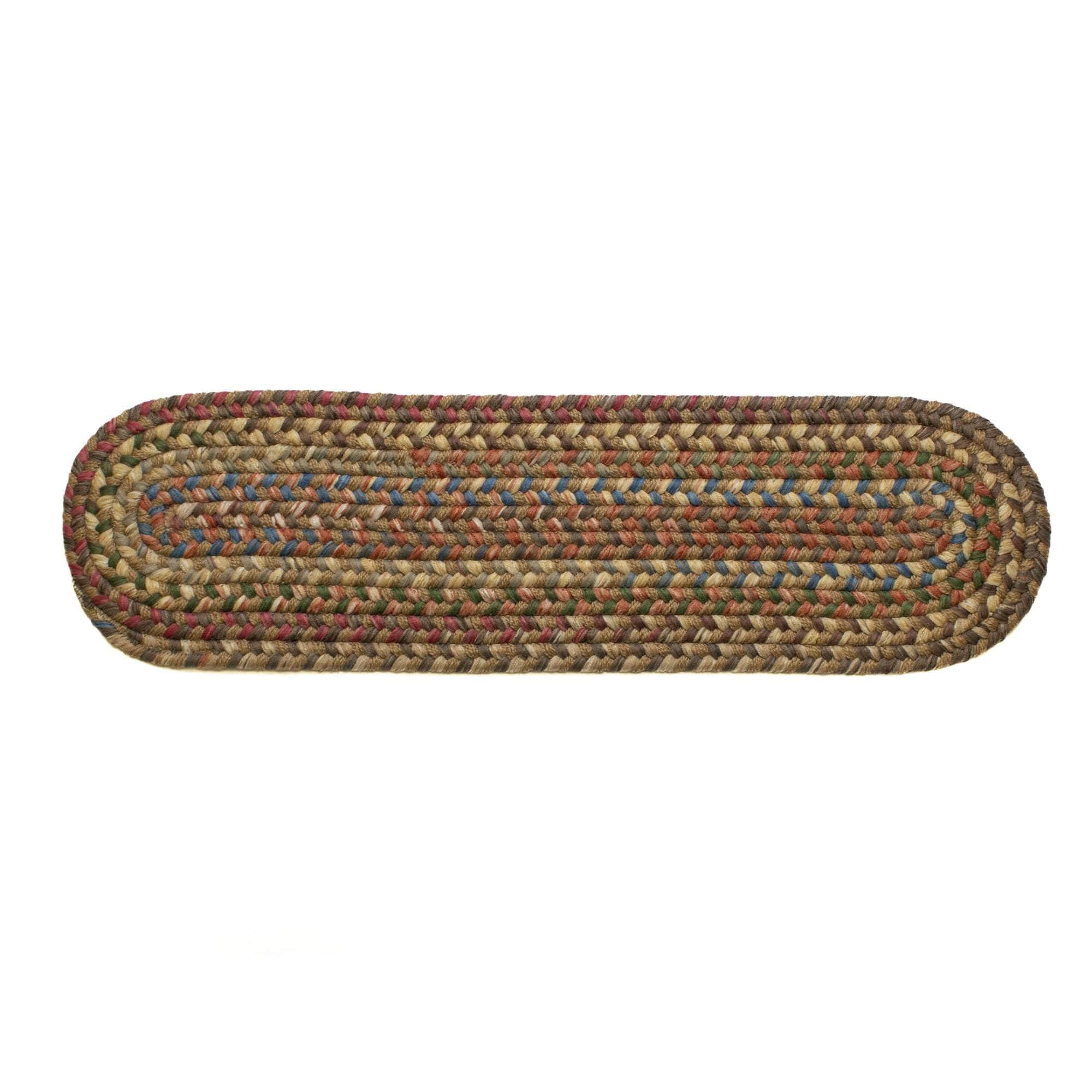 Roxbury Braided Stair Treads #color_straw beige