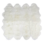 Natural Sheepskin Rug Shearling Fur Pelt #size_6' x 7'