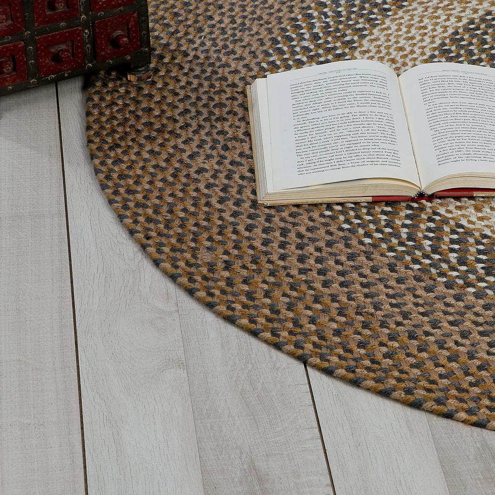 Bradford Braided Indoor / Outdoor Rug #color_brown/charcoal