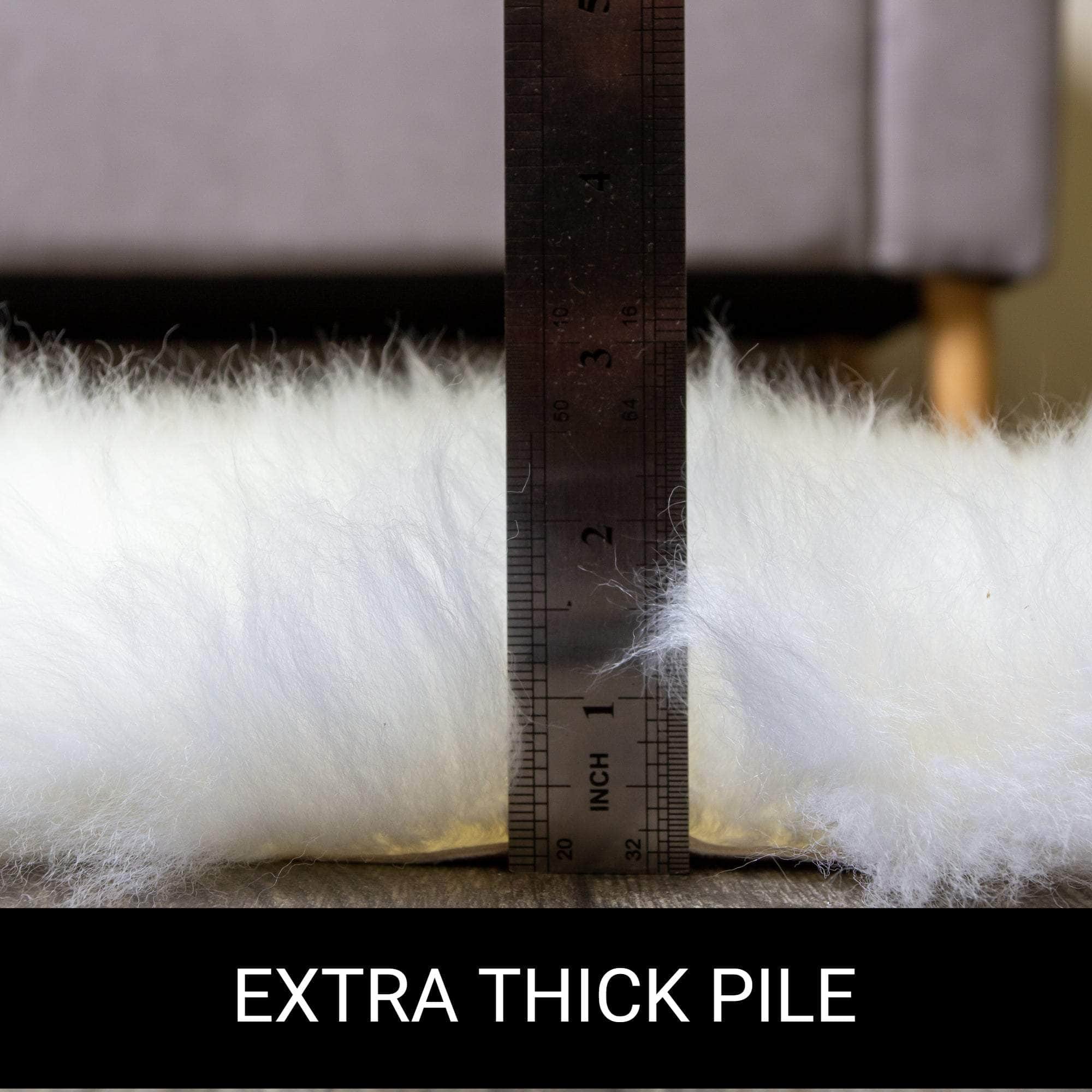 Natural Sheepskin Rug Shearling Fur Pelt